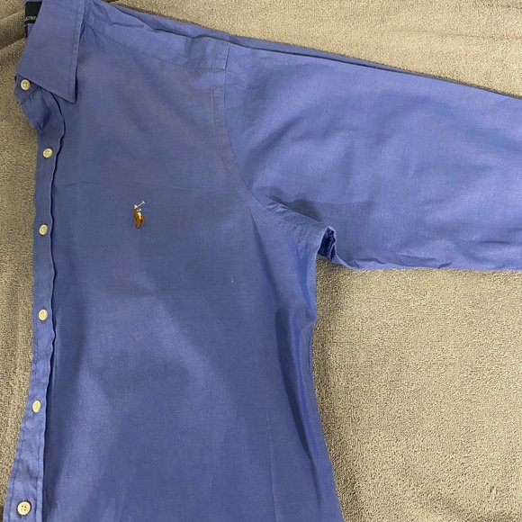 Blue Ralph Lauren Polo Lowell 100% Cotten Size 16-34 - Picture 2 of 5
